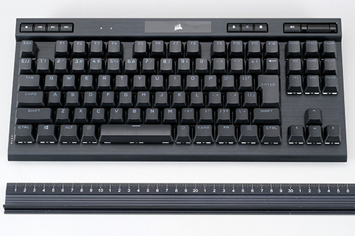 画像ギャラリー No.010のサムネイル画像 / 【PR】Corsairの新型10キーレス「K70 RGB TKL OPX」は,ストイックにeスポーツを突き詰めた高速応答性が見どころの光学式キーボードだ