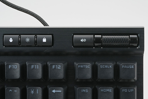 画像ギャラリー No.017のサムネイル画像 / 【PR】Corsairの新型10キーレス「K70 RGB TKL OPX」は,ストイックにeスポーツを突き詰めた高速応答性が見どころの光学式キーボードだ