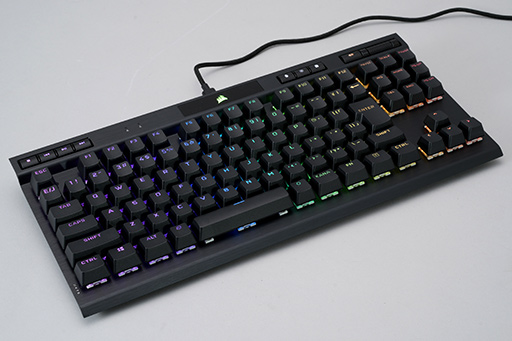 画像ギャラリー No.033のサムネイル画像 / 【PR】Corsairの新型10キーレス「K70 RGB TKL OPX」は,ストイックにeスポーツを突き詰めた高速応答性が見どころの光学式キーボードだ