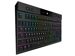 Corsair，厚さ17mmの薄型メカニカルキーボード「K100 AIR」を発表。Cherry MXのUltra Low Profileスイッチで薄型化を実現