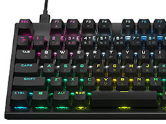 Corsair，光学式キースイッチの10キーレスキーボード「K60 PRO TKL OPX」をAmazon限定で発売。予約は9月23日から