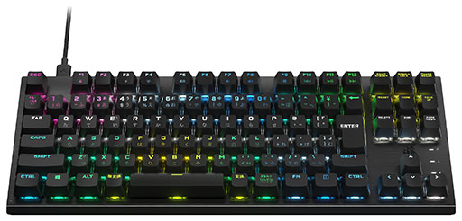画像ギャラリー No.002のサムネイル画像 / Corsair，光学式キースイッチの10キーレスキーボード「K60 PRO TKL OPX」をAmazon限定で発売。予約は9月23日から
