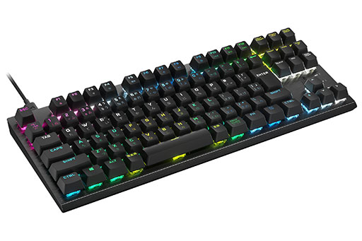 画像ギャラリー No.003のサムネイル画像 / Corsair，光学式キースイッチの10キーレスキーボード「K60 PRO TKL OPX」をAmazon限定で発売。予約は9月23日から