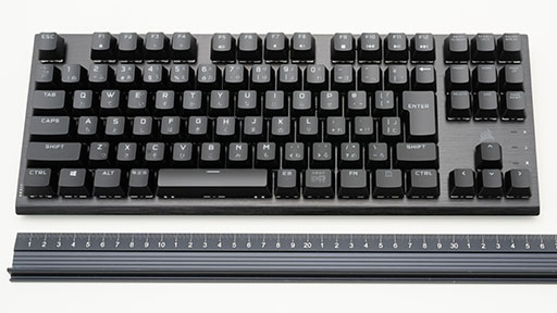 画像ギャラリー No.009のサムネイル画像 / 【PR】Corsairの新キーボード「K60 PRO TKL OPX」は，日本で人気の10キーレスに高速入力の光学式キースイッチを組み合わせた魅力的な製品だ