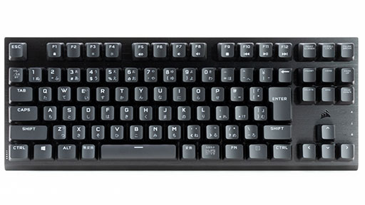 画像ギャラリー No.011のサムネイル画像 / 【PR】Corsairの新キーボード「K60 PRO TKL OPX」は，日本で人気の10キーレスに高速入力の光学式キースイッチを組み合わせた魅力的な製品だ