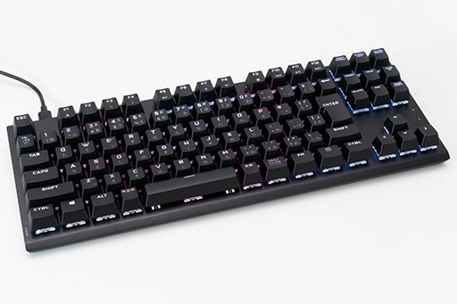 画像ギャラリー No.024のサムネイル画像 / 【PR】Corsairの新キーボード「K60 PRO TKL OPX」は，日本で人気の10キーレスに高速入力の光学式キースイッチを組み合わせた魅力的な製品だ