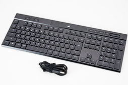 画像ギャラリー No.005のサムネイル画像 / 【PR】Corsairの「K100 AIR Wireless」は,17mmの薄さでワイヤレスやワイヤードでも使える万能ハイエンドキーボードだ