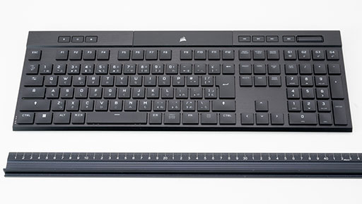 画像ギャラリー No.017のサムネイル画像 / 【PR】Corsairの「K100 AIR Wireless」は,17mmの薄さでワイヤレスやワイヤードでも使える万能ハイエンドキーボードだ