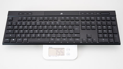 画像ギャラリー No.019のサムネイル画像 / 【PR】Corsairの「K100 AIR Wireless」は,17mmの薄さでワイヤレスやワイヤードでも使える万能ハイエンドキーボードだ