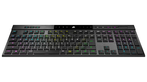 画像ギャラリー No.002のサムネイル画像 / 薄さ17mmでメカニカル! Corsairのフラッグシップキーボード「K100 AIR Wireless」が国内発売決定