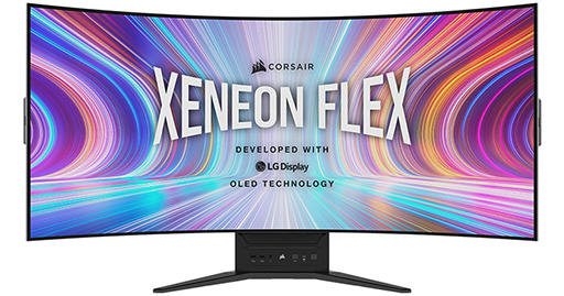 画像ギャラリー No.002のサムネイル画像 / 手で曲げられる45インチ有機ELディスプレイ「XENEON FLEX 45WQHD240」が2月15日に国内発売