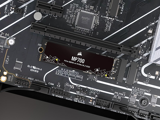 画像ギャラリー No.003のサムネイル画像 / PCIe 5.0対応でリード最大10000MB/sを実現したCorsair製M.2 SSDが10月18日に国内発売