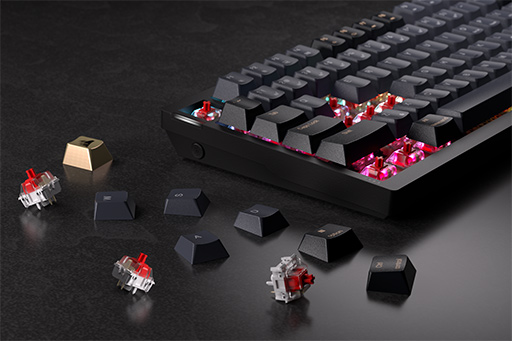 画像ギャラリー No.005のサムネイル画像 / 75%サイズのキーボードやブランド初の開放型ヘッドセットなど,Corsairのゲーマー向けデバイス4製品が11月3日に発売