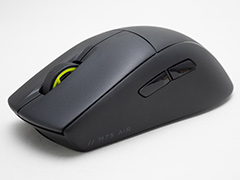 Corsairのワイヤレスマウス「M75 AIR WIRELESS」は，持ちやすいボディと高速ポーリングレートによる初動の速さが見どころだ【PR】