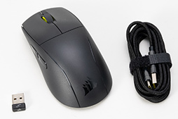 画像ギャラリー No.005のサムネイル画像 / Corsairのワイヤレスマウス「M75 AIR WIRELESS」は,持ちやすいボディと高速ポーリングレートによる初動の速さが見どころだ【PR】