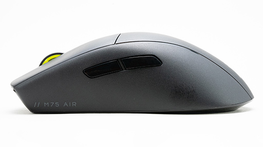 画像ギャラリー No.011のサムネイル画像 / Corsairのワイヤレスマウス「M75 AIR WIRELESS」は,持ちやすいボディと高速ポーリングレートによる初動の速さが見どころだ【PR】