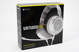 画像ギャラリー No.003のサムネイル画像 / ゲーマー向けでは珍しい開放型ヘッドセット「Corsair VIRTUOSO PRO」を試す。高価格ピュアアナログヘッドセットの実力は?