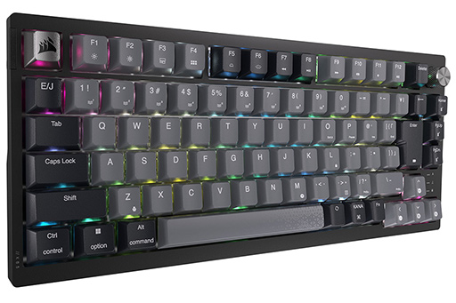画像ギャラリー No.002のサムネイル画像 / キースイッチ交換可能な10キーレスキーボード「K65 PLUS WIRELESS」に日本語配列モデルが登場。2月29日発売
