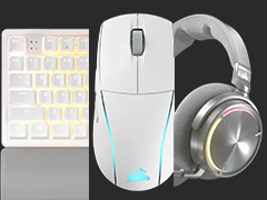 白いゲーマー向けデバイスで統一したいならCorsair！ 上質かつスペックも高いキーボードとマウス，ヘッドセットを紹介しよう【PR】