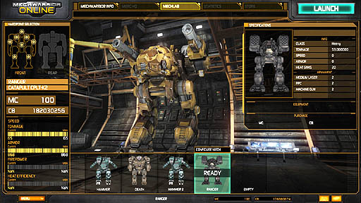 画像ギャラリー No.004のサムネイル画像 / 「MechWarrior Online」の予約パッケージの詳細が明らかに。インゲームマネーのほか，アーリーアクセス権や特製メックなどが同梱