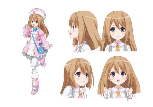 画像ギャラリー No.004のサムネイル画像 / アニメ「超次元ゲイム ネプテューヌ」,4人の女神達の色付きデザインが公開