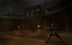 画像ギャラリー No.015のサムネイル画像 / ［G-Star 2011］対人戦特化のMO「GLADIUS（spectacles of blood）」。コロッセオがテーマで，週間王者決定戦や他人の試合での“賭け”が楽しめるガチな作品