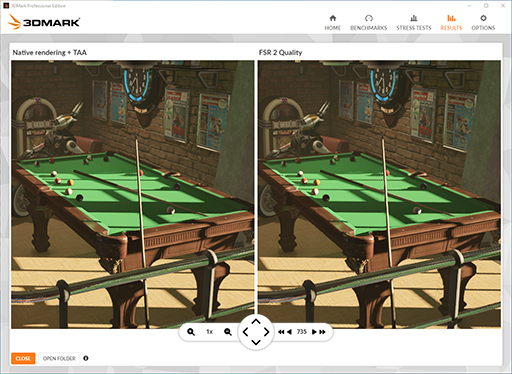 画像ギャラリー No.003のサムネイル画像 / ベンチマークアプリ「3DMark」に「AMD FSR機能テスト」を追加した新バージョンリリース。「PCMark 10」のバグ修正も配信