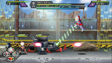画像ギャラリー No.023のサムネイル画像 / PSP「グレイトバトル フルブラスト」が2012年3月1日に発売。バンプレストレーベルの「コンパチヒーロー」シリーズがついに再始動