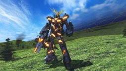 画像ギャラリー No.004のサムネイル画像 / 「機動戦士ガンダム エクストリームバーサス フルブースト」,4月26日のアップデートで「バンシィ」が登場。スクリーンショットで攻撃技を確認しよう