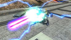 画像ギャラリー No.005のサムネイル画像 / 「機動戦士ガンダム エクストリームバーサス フルブースト」,4月26日のアップデートで「バンシィ」が登場。スクリーンショットで攻撃技を確認しよう