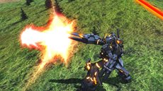 画像ギャラリー No.006のサムネイル画像 / 「機動戦士ガンダム エクストリームバーサス フルブースト」,4月26日のアップデートで「バンシィ」が登場。スクリーンショットで攻撃技を確認しよう