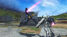 画像ギャラリー No.007のサムネイル画像 / 「機動戦士ガンダム エクストリームバーサス フルブースト」,4月26日のアップデートで「バンシィ」が登場。スクリーンショットで攻撃技を確認しよう