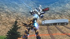 画像ギャラリー No.014のサムネイル画像 / 「機動戦士ガンダム エクストリームバーサス フルブースト」,4月26日のアップデートで「バンシィ」が登場。スクリーンショットで攻撃技を確認しよう
