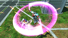 画像ギャラリー No.010のサムネイル画像 / 「機動戦士ガンダム EXVS. フルバースト」，新機体「エクストリームガンダム（type-レオス）アイオス・フェース」「ガンダムMk-II」のアクションを公開