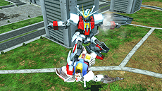画像ギャラリー No.011のサムネイル画像 / 「機動戦士ガンダム EXVS. フルバースト」，新機体「エクストリームガンダム（type-レオス）アイオス・フェース」「ガンダムMk-II」のアクションを公開