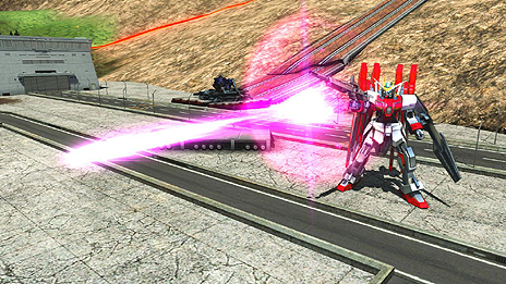 画像ギャラリー No.012のサムネイル画像 / 「機動戦士ガンダム EXVS. フルバースト」，新機体「エクストリームガンダム（type-レオス）アイオス・フェース」「ガンダムMk-II」のアクションを公開