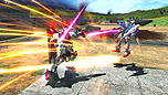 画像ギャラリー No.016のサムネイル画像 / 「機動戦士ガンダム EXVS. フルバースト」，新機体「エクストリームガンダム（type-レオス）アイオス・フェース」「ガンダムMk-II」のアクションを公開