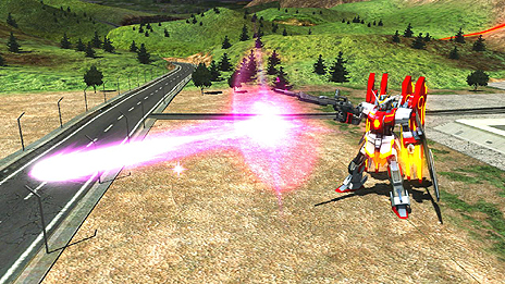 画像ギャラリー No.020のサムネイル画像 / 「機動戦士ガンダム EXVS. フルバースト」，新機体「エクストリームガンダム（type-レオス）アイオス・フェース」「ガンダムMk-II」のアクションを公開