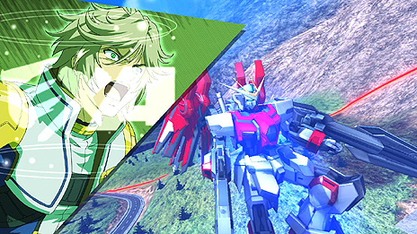 画像ギャラリー No.032のサムネイル画像 / 「機動戦士ガンダム EXVS. フルバースト」，新機体「エクストリームガンダム（type-レオス）アイオス・フェース」「ガンダムMk-II」のアクションを公開