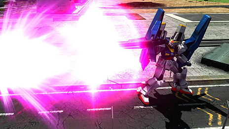 画像ギャラリー No.049のサムネイル画像 / 「機動戦士ガンダム EXVS. フルバースト」，新機体「エクストリームガンダム（type-レオス）アイオス・フェース」「ガンダムMk-II」のアクションを公開