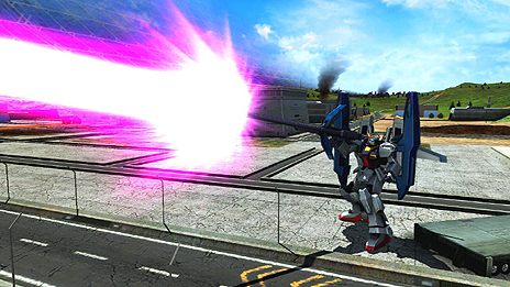 画像ギャラリー No.052のサムネイル画像 / 「機動戦士ガンダム EXVS. フルバースト」，新機体「エクストリームガンダム（type-レオス）アイオス・フェース」「ガンダムMk-II」のアクションを公開