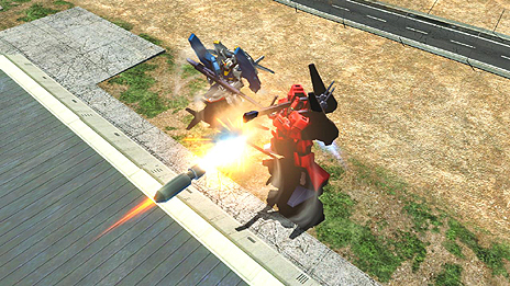 画像ギャラリー No.054のサムネイル画像 / 「機動戦士ガンダム EXVS. フルバースト」，新機体「エクストリームガンダム（type-レオス）アイオス・フェース」「ガンダムMk-II」のアクションを公開