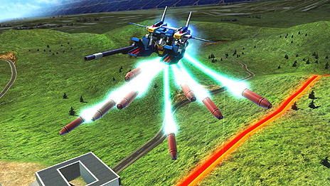 画像ギャラリー No.057のサムネイル画像 / 「機動戦士ガンダム EXVS. フルバースト」，新機体「エクストリームガンダム（type-レオス）アイオス・フェース」「ガンダムMk-II」のアクションを公開