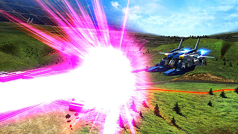 画像ギャラリー No.058のサムネイル画像 / 「機動戦士ガンダム EXVS. フルバースト」，新機体「エクストリームガンダム（type-レオス）アイオス・フェース」「ガンダムMk-II」のアクションを公開