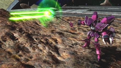 画像ギャラリー No.004のサムネイル画像 / 「機動戦士ガンダム EXVS.FB」，“ローゼン・ズール”が機動戦士ガンダムUCより3月26日に参戦。ユニコーンガンダムのNT-D状態を強制的に解除できる射撃機