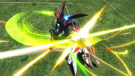画像ギャラリー No.008のサムネイル画像 / 「機動戦士ガンダム EXVS.FB」，プレイヤー機体「ガンダムエピオン」が10月22日のアップデートで実装。格闘攻撃に特化した近距離戦闘主体の機体
