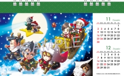 画像ギャラリー No.006のサムネイル画像 / 「戦国無双3」“みにきゃら”の2014年度版卓上カレンダーが10月下旬に発売