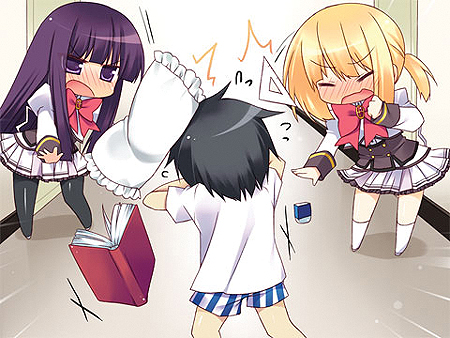 画像ギャラリー No.015のサムネイル画像 / PSP用恋愛ADV「PrincessEvangile Portable」が2012年3月29日に発売。女子校でたった一人の男子として学園の共学化を目指す