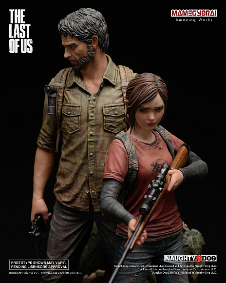 画像ギャラリー No.012のサムネイル画像 / 「THE LAST OF US」のジョエルとエリーの1/9スケール・フィギュアが2021年3月に発売。「REMASTERED」のキービジュアルも再現