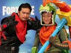 TOKIOの城島 茂さん，長瀬智也さんがコスプレ姿で登場した「フォートナイト」テレビCM発表会をレポート